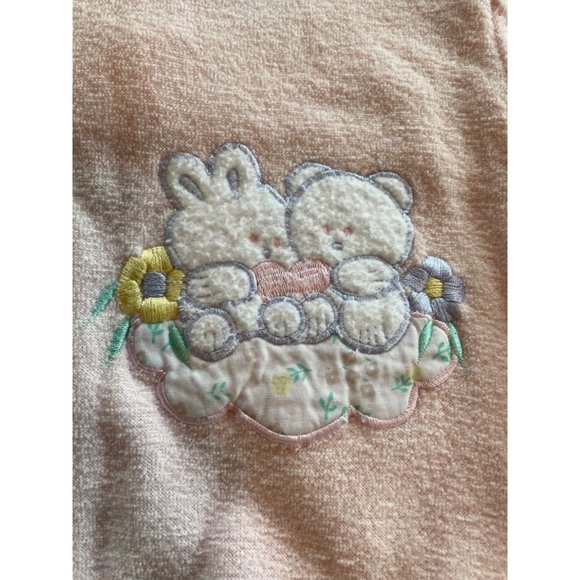 Vtg 12M Small Steps Pastel Color Block Applique Sweatshirt and Sweatpants Set - Picture 4 of 10